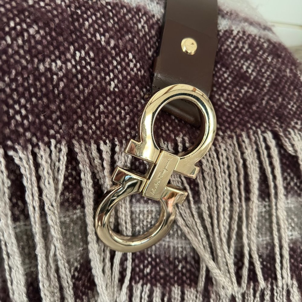 Salvatore Ferragamo Double-Gancini belt Size 34